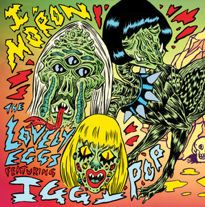 The Lovely Eggs Featuring Iggy Pop – I Moron (Red Vinyl Repress) (Egg) Col 7"