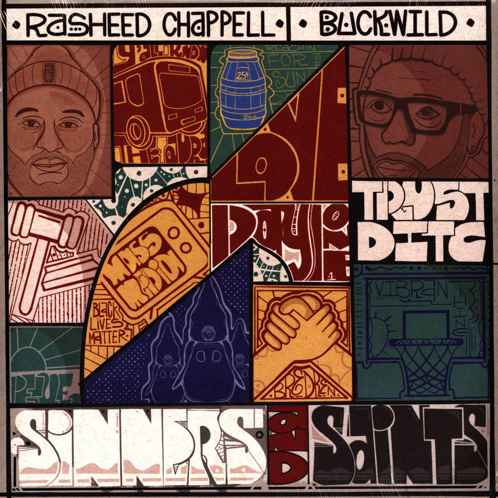 Rasheed Chappell & Buckwild - Sinners And Saints (Get On Down) LP
